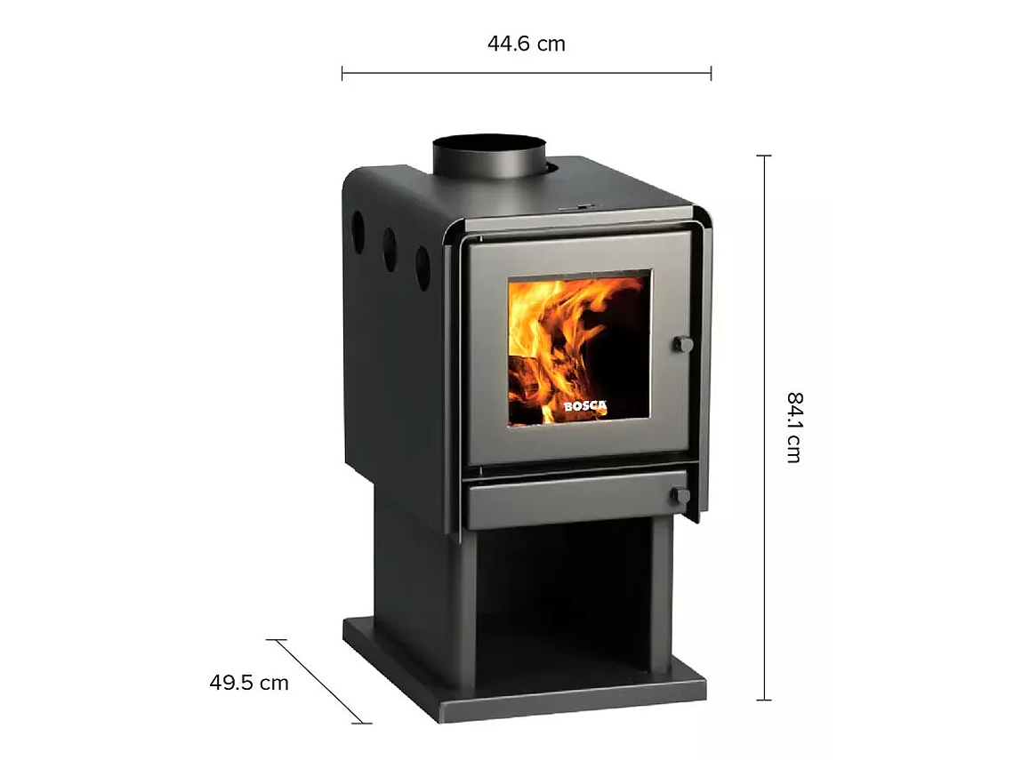 ESTUFA A LEÑA LIMIT 380 CERTIFICADA / BOSCA 2