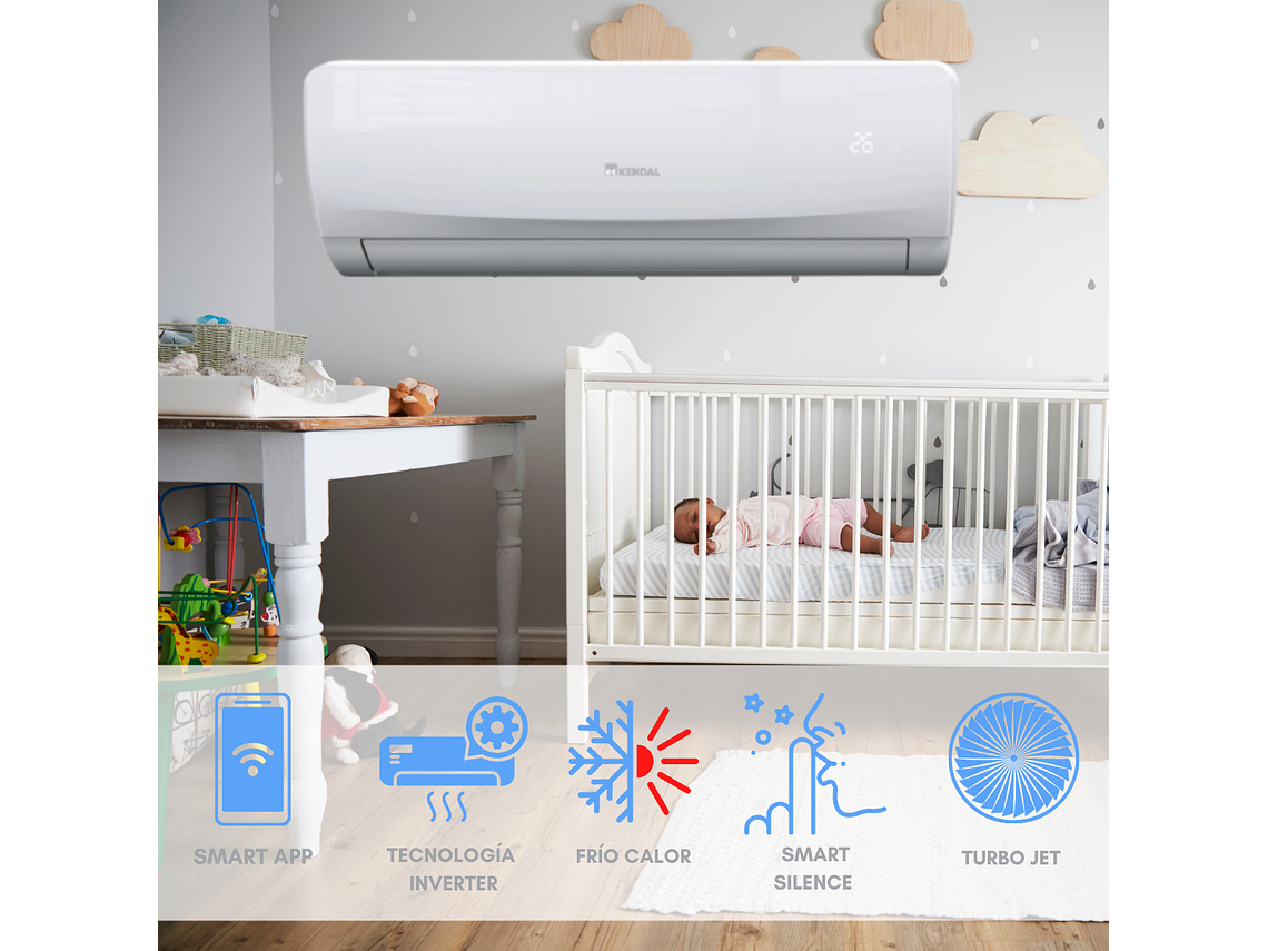 INCLUYE INSTALACIÓN EN RM SPLIT INVERTER 18000BTU WIFI APP 2