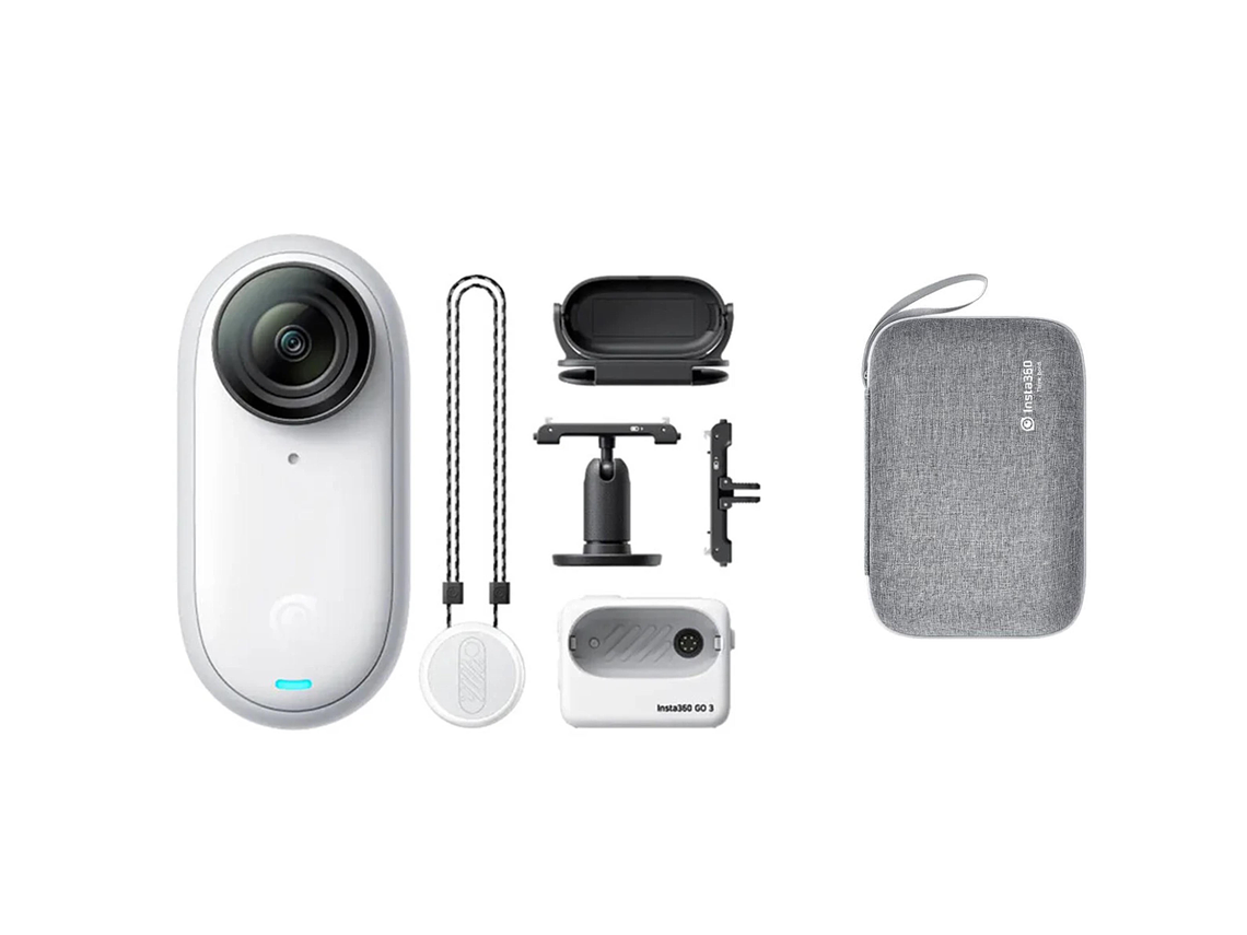 INSTA360 GO 3S BLANCO DE 128 GB +ESTUCHE DE REGALO 1