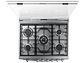 COCINA A GAS SAMSUNG 5 PLATOS NX52A7422CS/ZS - Miniatura 6