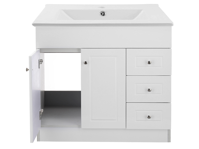 KIT DOMSA MUEBLE VANITORIO B120PHD-B + P-120/120 X 80 X 47 CM BLANCO 2