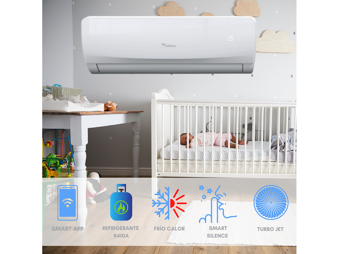 INCLUYE INSTALACIÓN EN RM SPLIT ON/OFF 18000BTU WIFI APP 2
