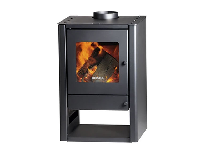 CALEFACTOR A LEÑA BOSCA GOLD 380 NEGRO 1