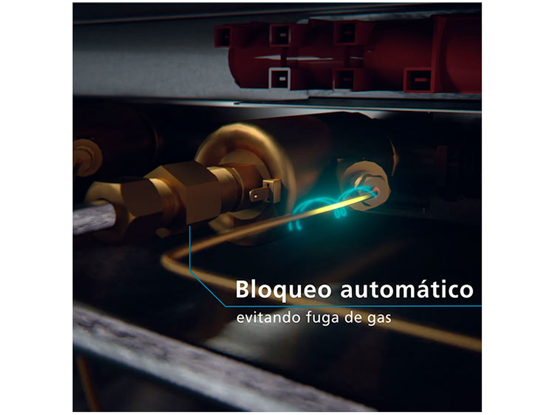 COCINA A GAS MABE 5 PLATOS ANDES 7650FX1 9