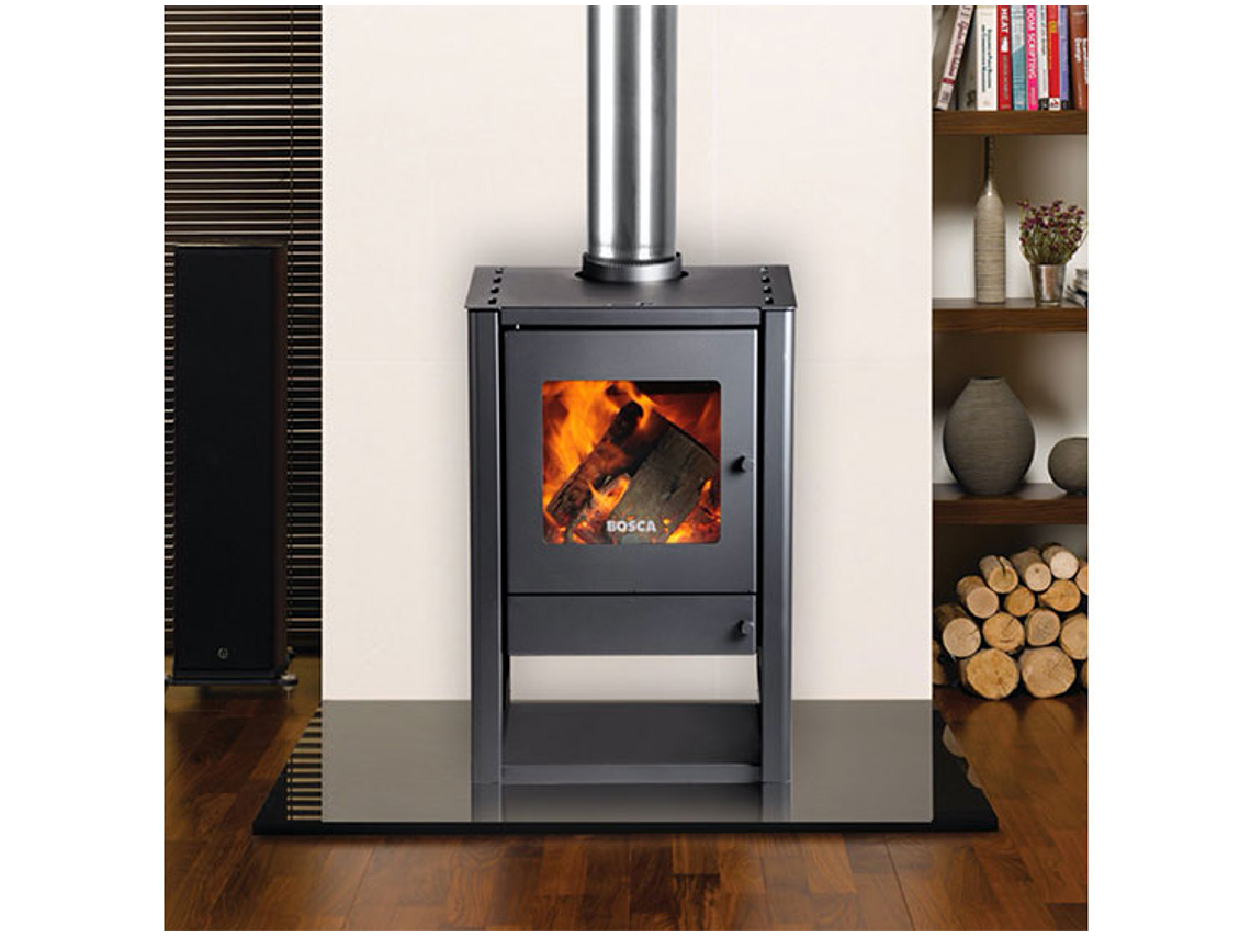 CALEFACTOR A LEÑA BOSCA GOLD 380 NEGRO 7