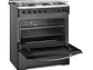 COCINA A GAS 5 PLATOS MADEMSA TRIPLE LLAMA M 940 T NEGRA - Miniatura 5