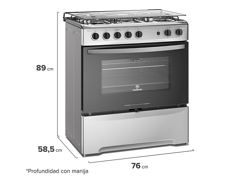 COCINA MADEMSA 5 PLATOS 920 T 2