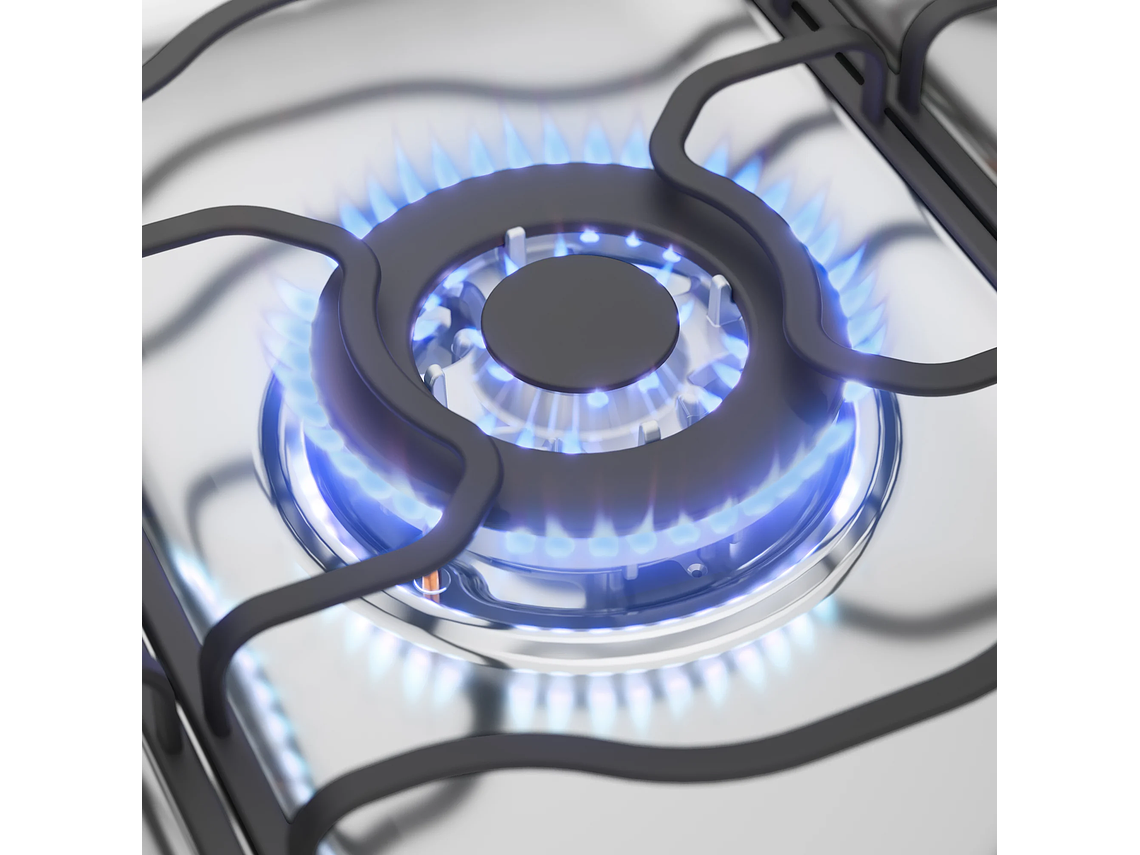 COCINA A GAS 5 PLATOS MADEMSA TRIPLE LLAMA M 940 T NEGRA 6