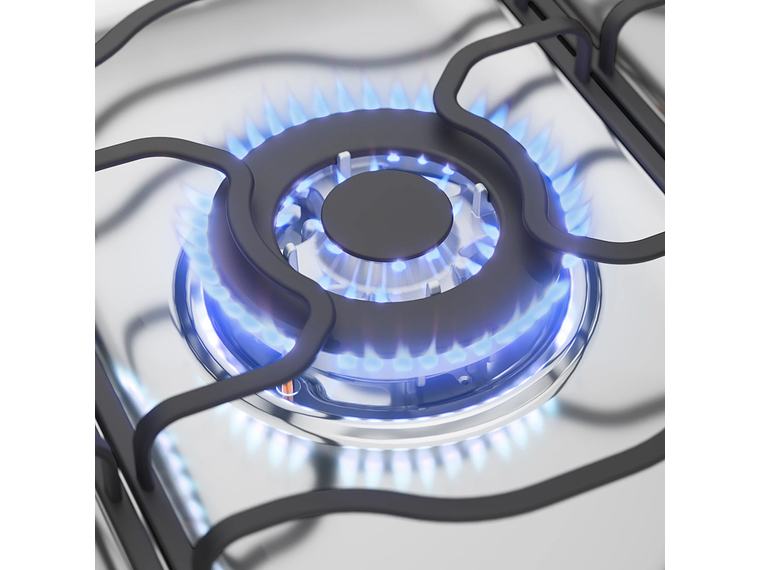 COCINA A GAS 5 PLATOS MADEMSA TRIPLE LLAMA M 940 T NEGRA 6