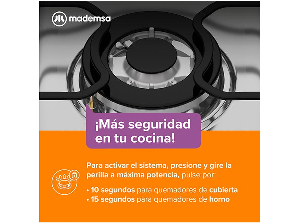 COCINA MADEMSA 5 PLATOS 920 T 7