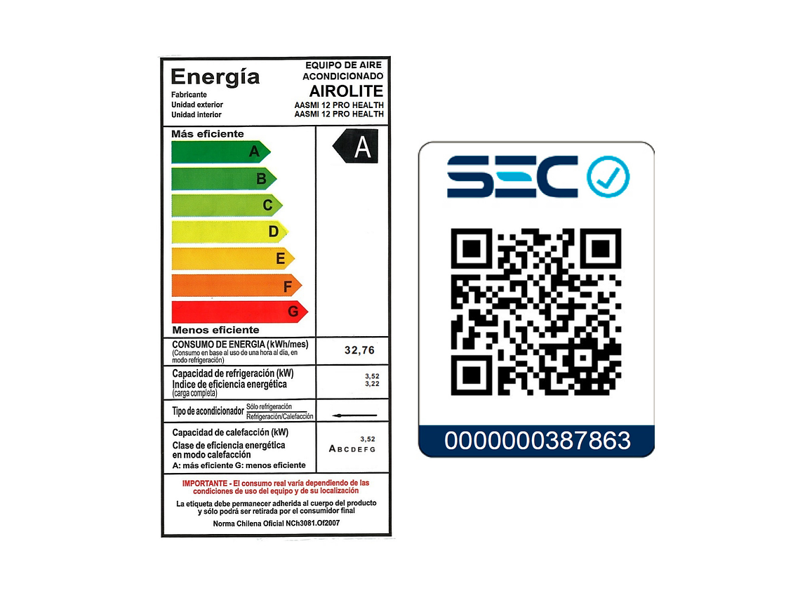 INCLUYE INSTALACIÓN EN RM SPLIT INVERTER PRO HEALT 12000BTU WIFI APP 3