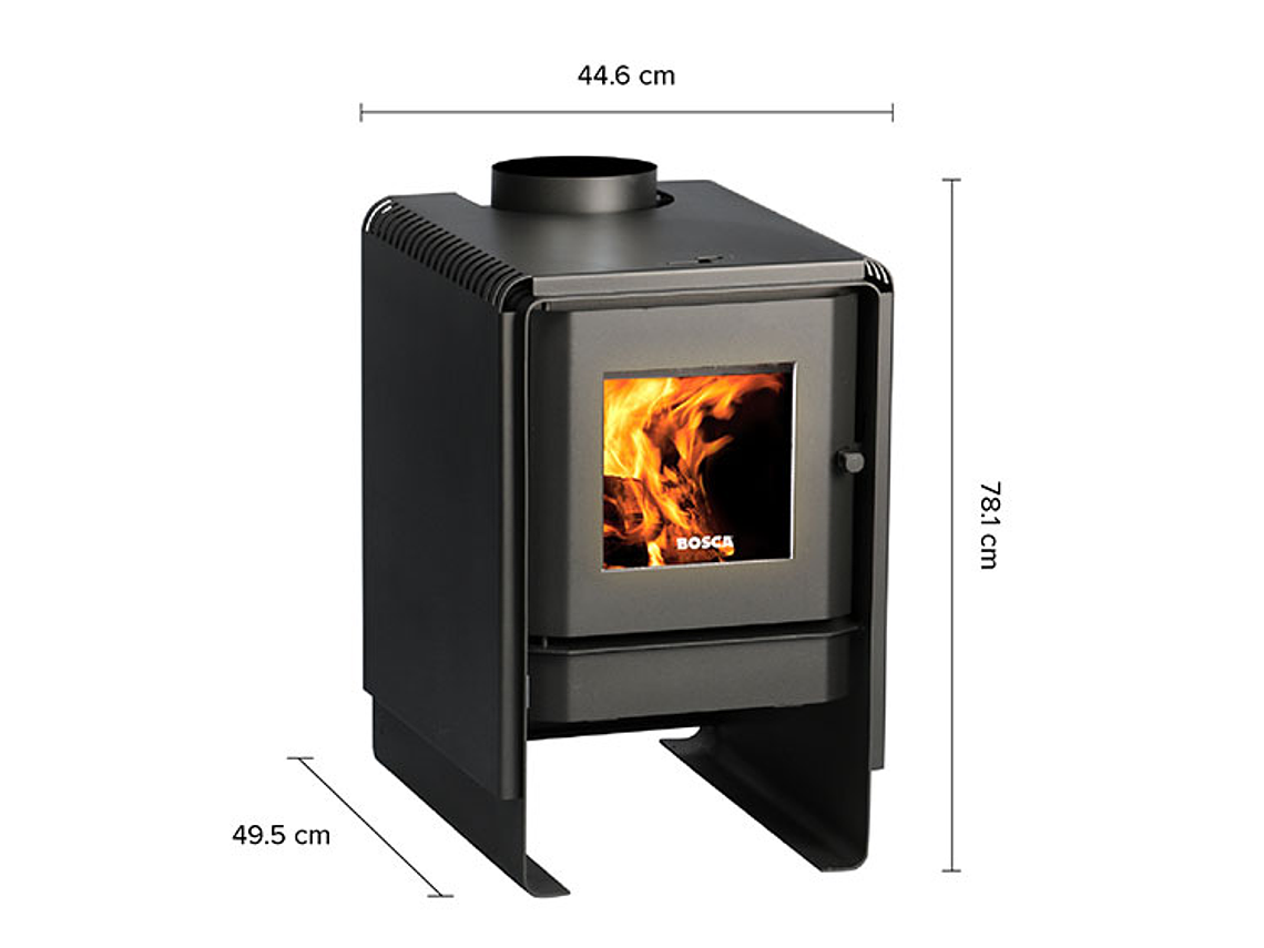 CALEFACTOR A LEÑA BOSCA ECO 380 5