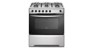 COCINA A GAS LIQUADO MADEMSA 6 PLATOS M 810 T SILVER NEGRO