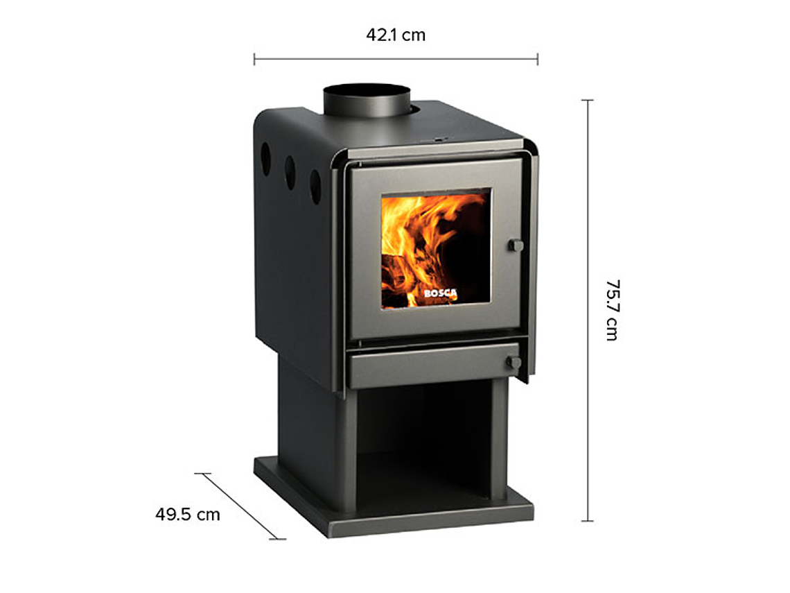  CALEFACTOR A LEÑA BOSCA LIMIT 360 2