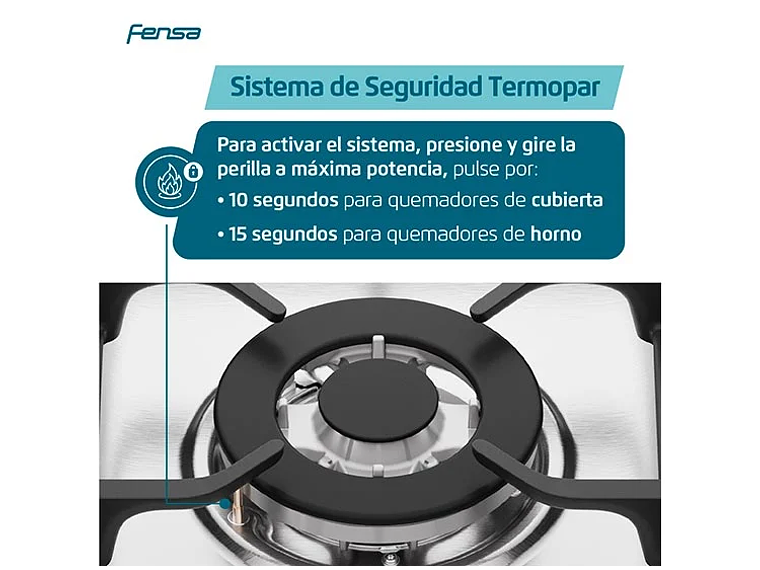  COCINA FENSA 5 PLATOS 5500 T ESPEJADO 7