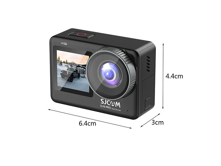 CÁMARA DEPORTIVA SJCAM SJ10 PRO 4K 60FPS WIFI ESTABILIZADOR GIROSCÓPICO 2 BATERIAS 7