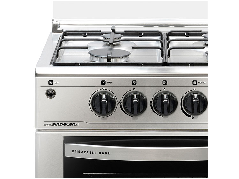COCINA A GAS LICUADO/NATURAL SINDELEN 4 PLATOS CH-6200IN 2