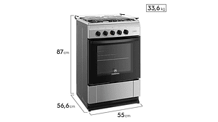 COCINA MADEMSA 4 PLATOS MV220 T