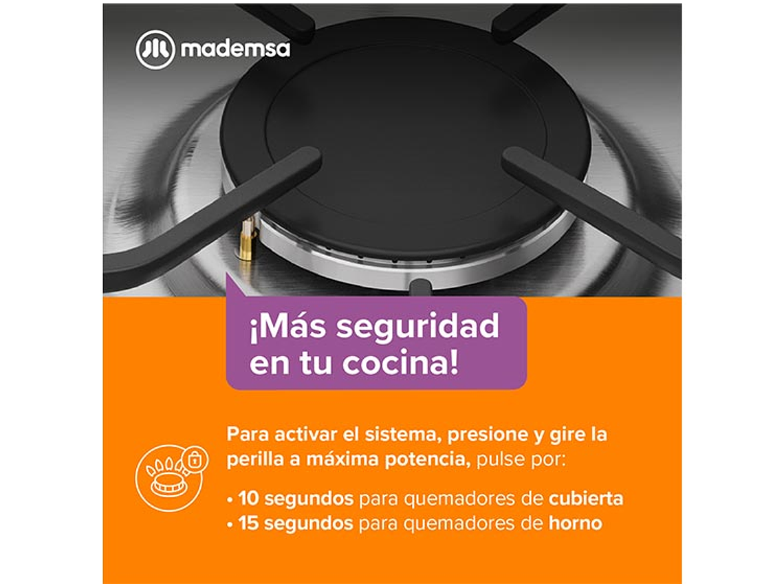 COCINA MADEMSA 4 PLATOS MV220 T 5