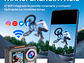 CÁMARA DEPORTIVA AUSEK 8K 50MP ULTRAHD CON ACCESORIOS ACCIÓN - Miniatura 3