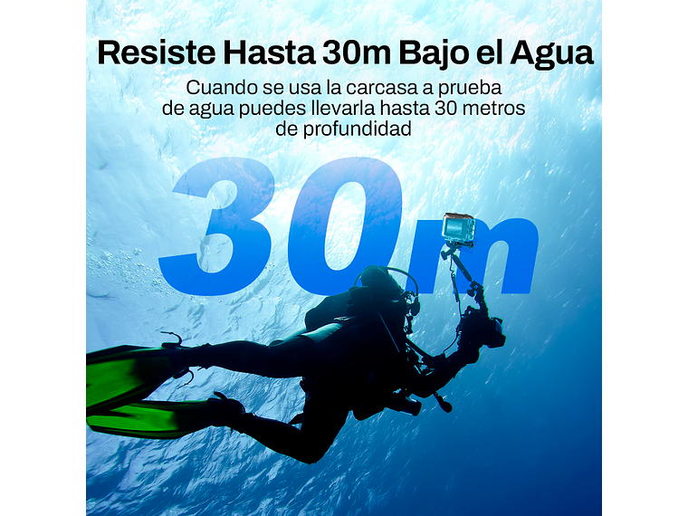 CÁMARA DEPORTIVA AUSEK 8K 50MP ULTRAHD CON ACCESORIOS ACCIÓN 5