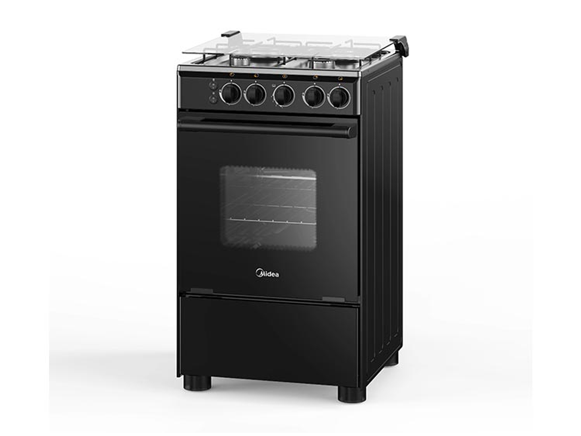 COCINA A GAS LICUADO MIDEA 4 PLATOS MCG-4QSG20NSBK 2