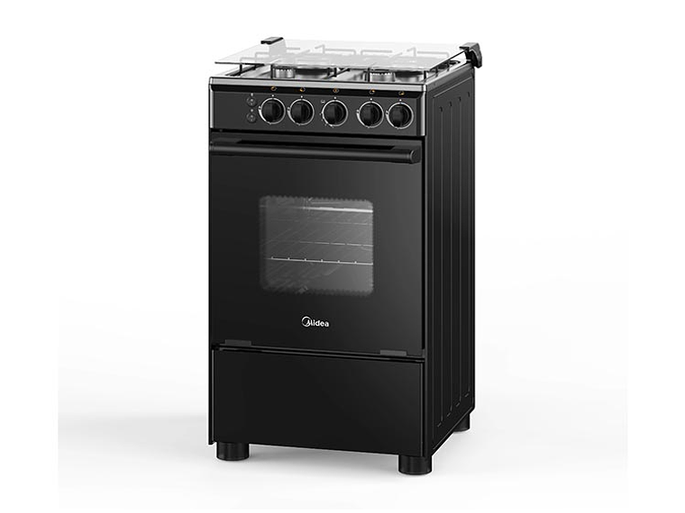 COCINA A GAS LICUADO MIDEA 4 PLATOS MCG-4QSG20NSBK 2