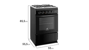 COCINA MADEMSA 4 PLATOS MV120 T