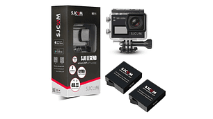 PACK CÁMARA DEPORTIVA SJCAM SJ6 LEGEND 4K WIFI ESTABILIZADOR GIROSCÓPICO MÁS 2 BÁTERÍAS