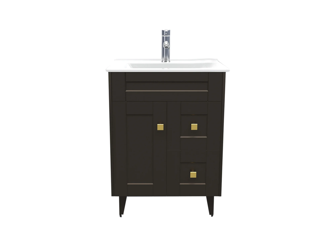 KIT DOMSA MUEBLE VANITORIO CAFÉ N60SK-C + P-60/60 X 80 X 47 CM 1