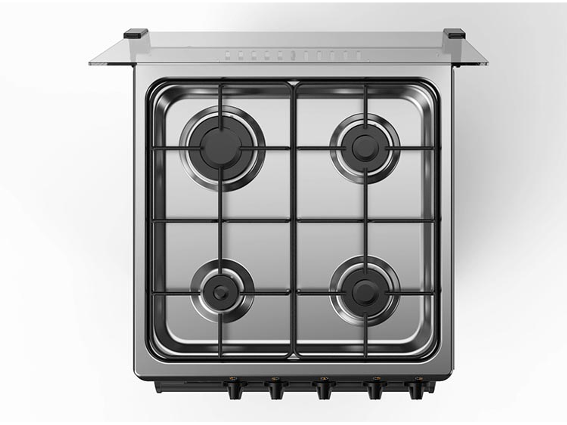 COCINA A GAS LICUADO MIDEA 4 PLATOS MCG-4QSG20NSBK 6