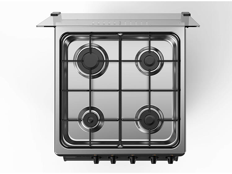 COCINA A GAS LICUADO MIDEA 4 PLATOS MCG-4QSG20NSBK 6
