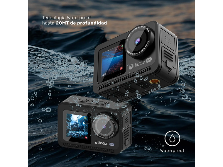 CÁMARA DE ACCIÓN 5K 60FTP ACCESORIOS PEAKPRO LHOTSE 5