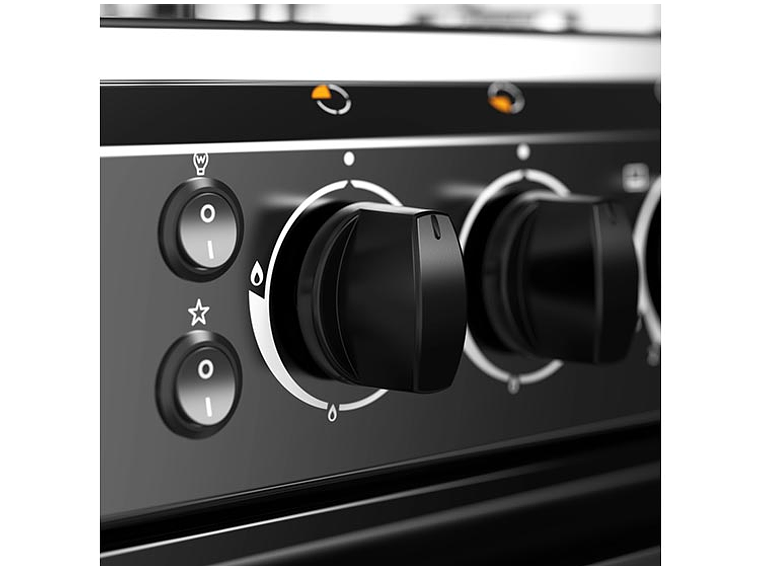 COCINA A GAS LICUADO MIDEA 4 PLATOS MCG-4QSG20NSBK 8