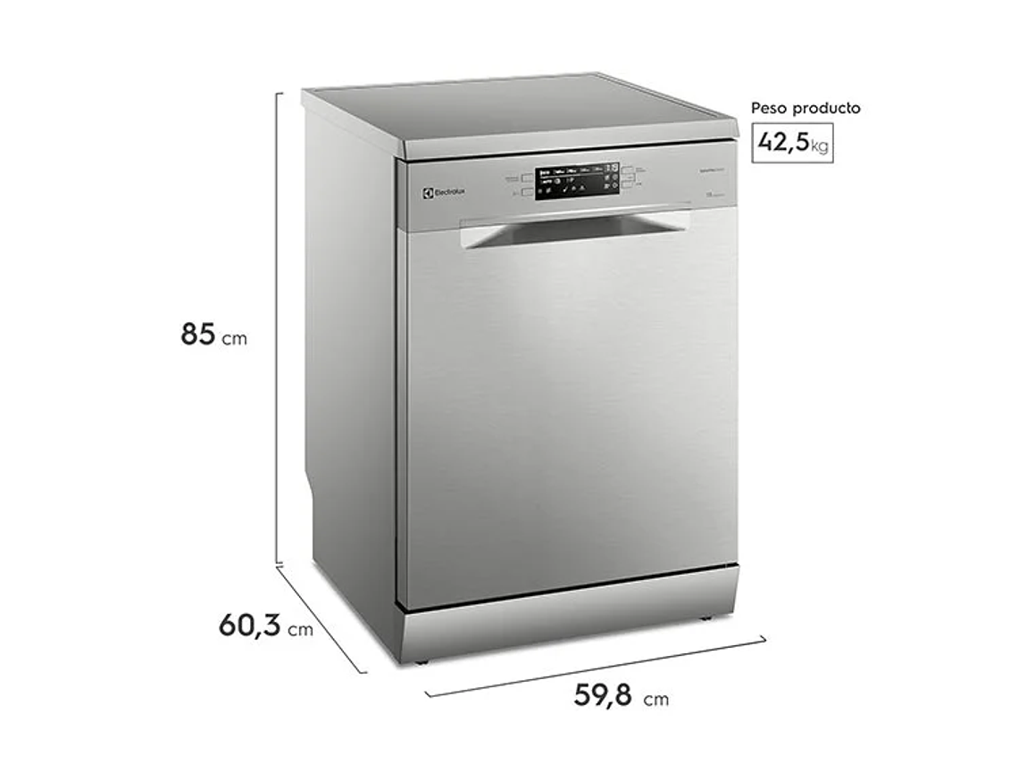 LAVAVAJILLAS ELECTROLUX 13 CUBIERTOS EUROPE 9880 2