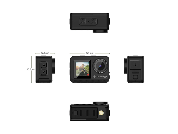 CÁMARA DE ACCIÓN 5K 60FTP ACCESORIOS PEAKPRO LHOTSE 7