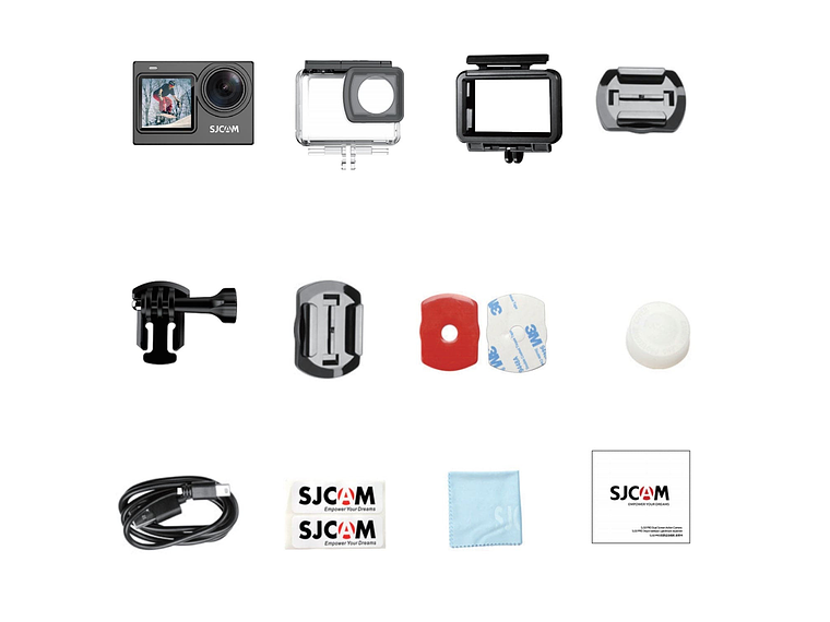 CÁMARA DEPORTIVA SJCAM SJ6 PRO 24MP 4K 60 FPS DOBLE PANTALLA ESTABILIZADOR 4