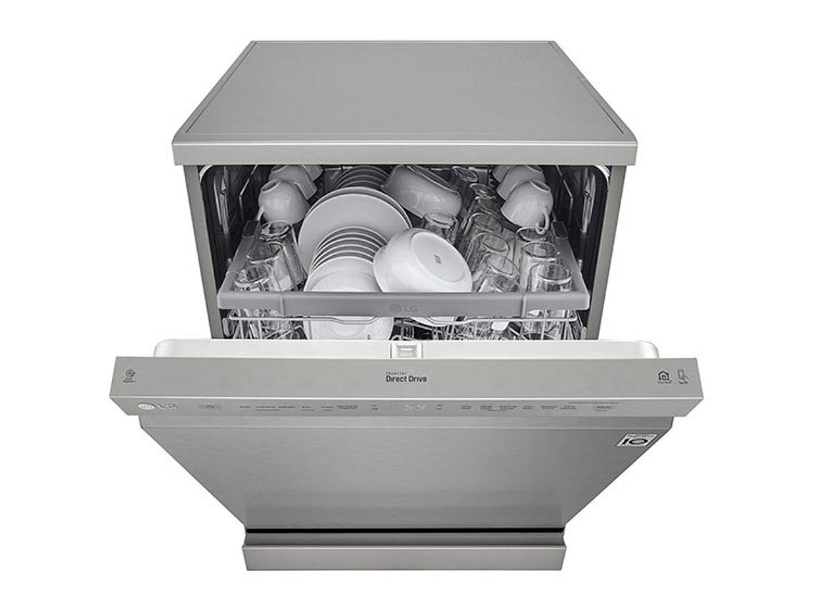 LAVAVAJILLAS LG 14 PLATOS SILVER DF222FP.APZECL 2
