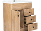 KIT DOMSA MUEBLE VANITORIO NOGAL B70PHN-WOOD + F-70/70 X 80 X 47 CM - Miniatura 2