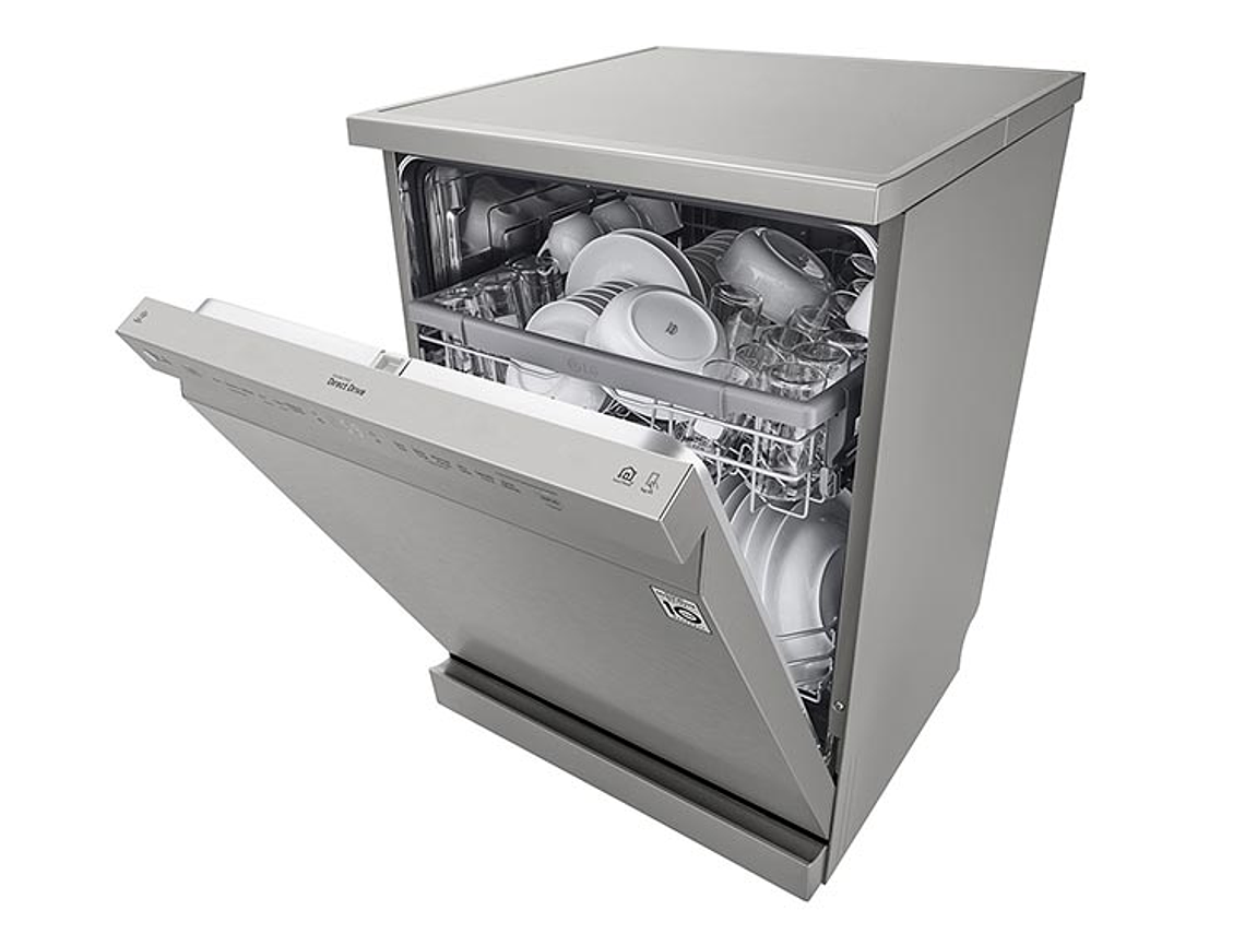 LAVAVAJILLAS LG 14 PLATOS SILVER DF222FP.APZECL 4