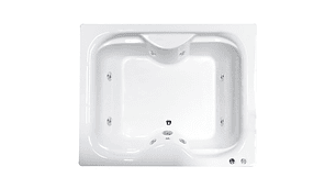 TINA HIDROMASAJE BUCK Y BUCK 155 X 195 X 50 CM 8 INYECTORES MOTOR DERECHA