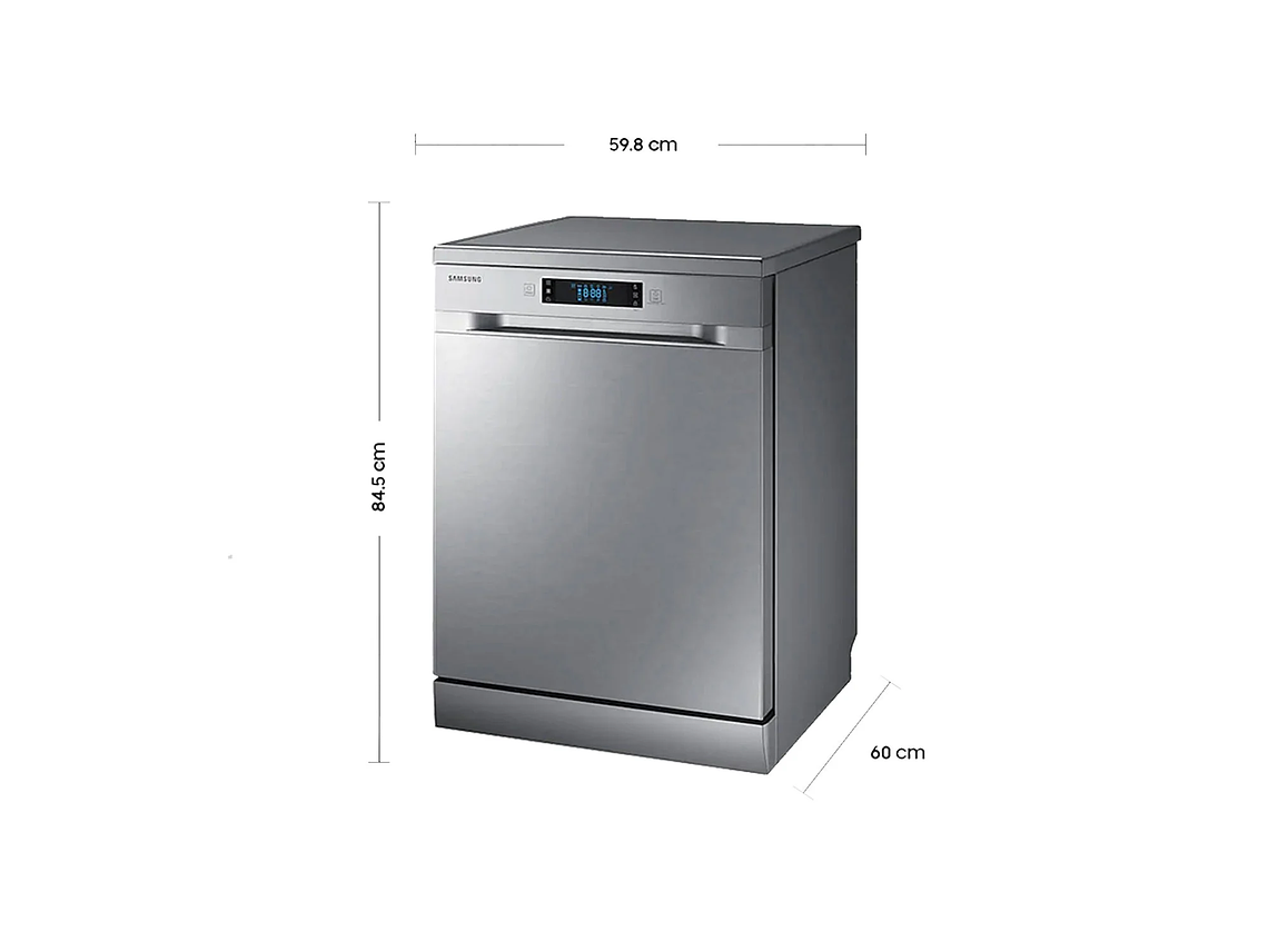 LAVAVAJILLAS 14 CUBIERTOS SILVER CON FLEXIBLE 3RD RACK 3