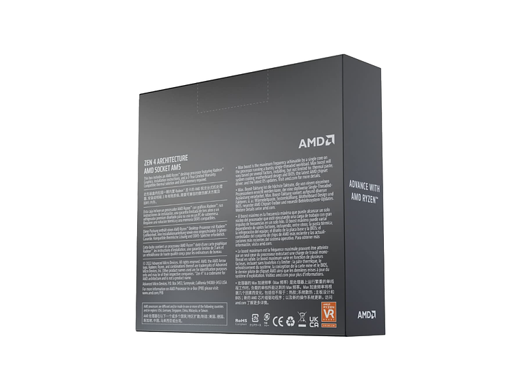 PROCESADOR AMD RYZEN 7 7700X 45GHZ AM5 3