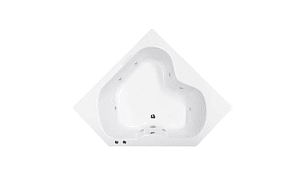 TINA HIDROMASAJE BUCK Y BUCK 150 X 150 X 45 CM 8 INYECTORES MOTOR DERECHA