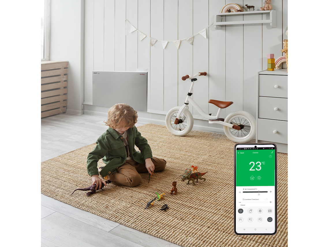 KIT 3 UNI. CALEFACTOR ESTUFA ELÉCTRICA WIFI 1000W STELLAR 4