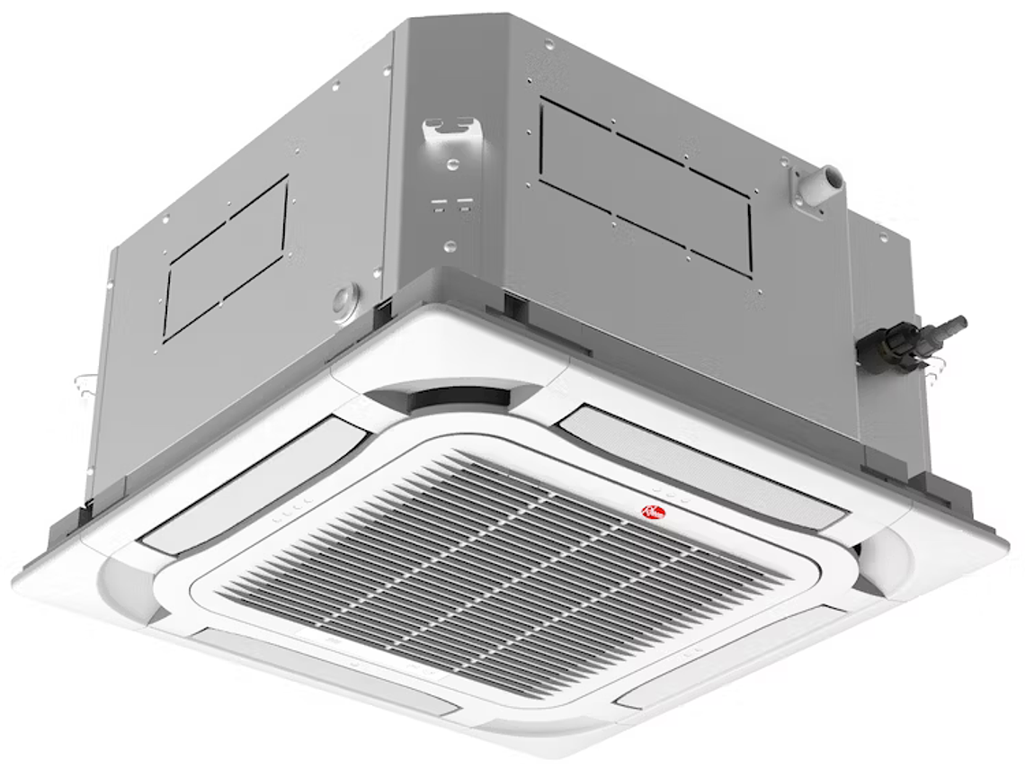 AIRE ACONDICIONADO SPLIT ON/OFF 24K BTU TIPO CASSETTE RHEEM 1