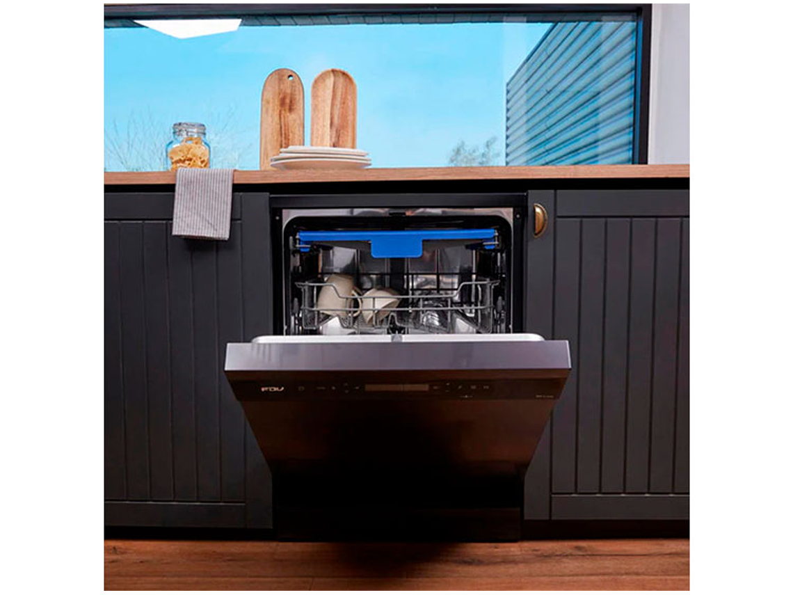 LAVAVAJILLAS FDV PRESTIGE 14 CUBIERTOS NEGRO 3