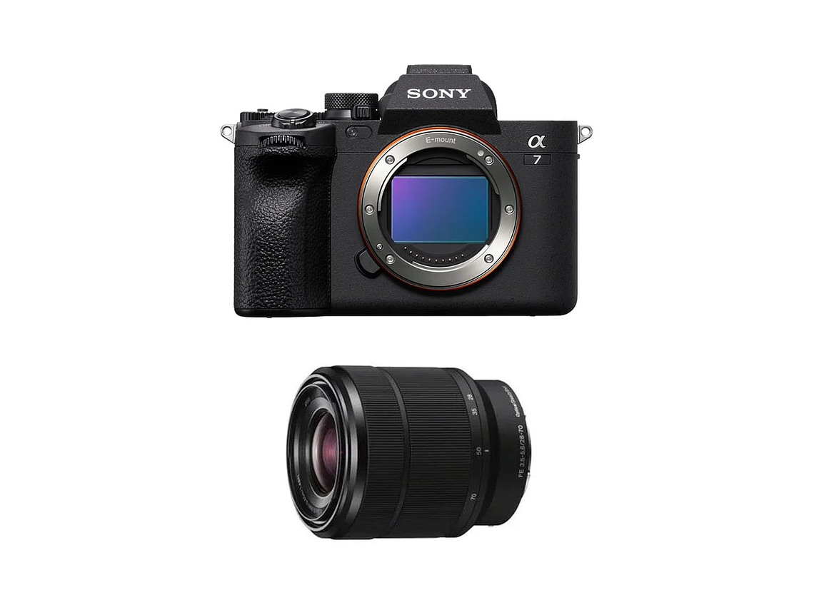 CAMARA FULL FRAME ILCE-7M4K CON LENTE SEL2870 | NEGRO 1