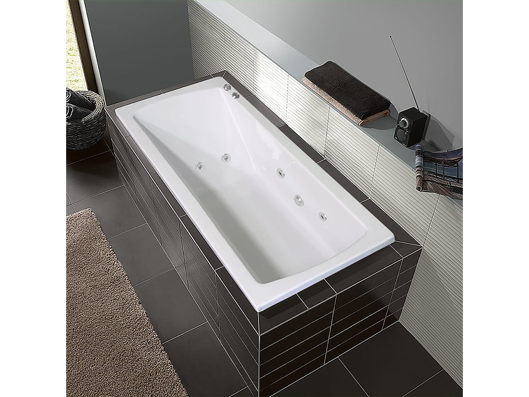 TINA HIDROMASAJE BUCK Y BUCK 72 X 170 X 40 CM 8 INYECTORES MOTOR DERECHA 1