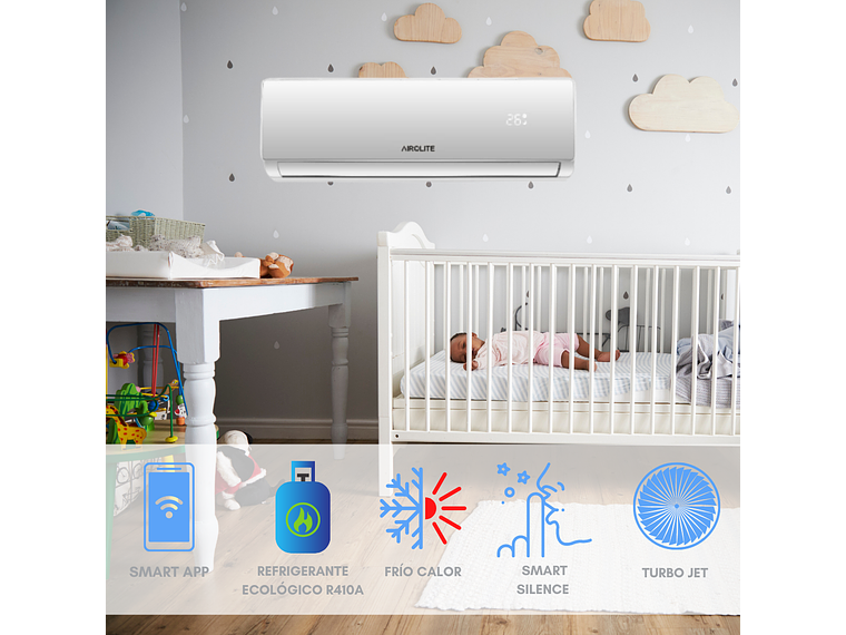 AIRE ACONDICIONADO ON/OFF 12000BTU WIFI APP 2
